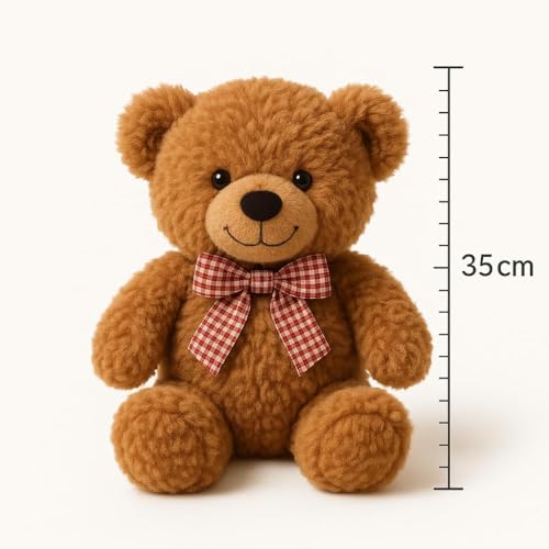 Image of Cute Plush Toy for Kids | | Soft Toys | Birthday Gift for Girls /Wife, Boyfriend /Husband, Soft Toys for Girls, Baby Toy (Random Color) Pack of 1 (Teddy Bear Toy (Random))
