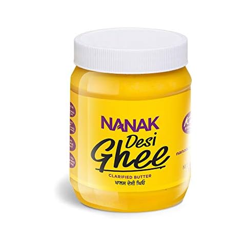 Nanak Pure Desi Ghee, Clarified Butter, 14-Ounce Jar (Pack of 3) Cover