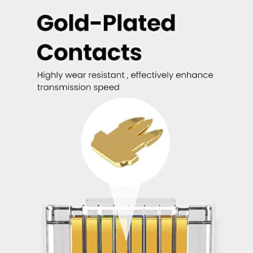 NFHK High Flex Robotic RJ45 Cat6 Ethernet Network Lan Cable Patch Cord 1000Mbps for Router Automation 300CM - Image 2