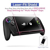 ivoler 3 Stücke Panzerglas für ROG Xbox Ally/ROG Xbox Ally X Handheld 2025, 9H Härte Schutzfolie, HD Klar, Anti-Kratzer, Bläschenfrei – Ansicht 2