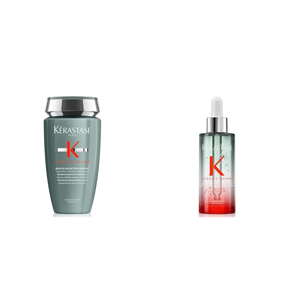 Kérastase Zestaw 2produkty Genesis Homme Szampon 250ml + Genesis Homme Serum 90ml