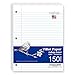 WritePads Notebook Paper College Ruled Loose Leaf Paper, Standard 8