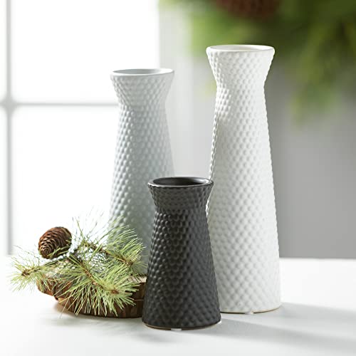 Sullivans Ceramic Vase Set- 3 Small Vases, Contemporary Home Décor, Modern Farmhouse, Ideal Shelf Décor, Table Décor, Bookshelf, Mantle, Entryway- Multi-Color (Cm2967) #TOP1