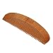 SODIAL(R)6.5" Length Dual Head Wooden Toothed Anti-static Hair Comb For Women