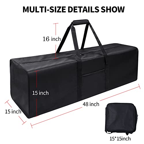 48 Inch Travel Duffle Bag Extra Large Sport Equipment Duffel Bags With 2-Way Lockable Zippers #TOP4