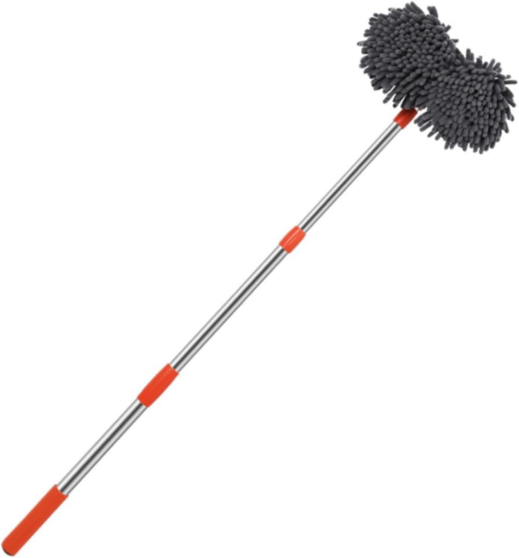 Telescopic Car Wash Mop Brush with Long Handle for Mirrors