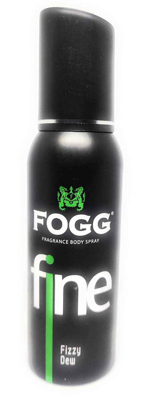Fogg Fine Fizzy Dew Fragrances Deodorant Body Spray For Men, 120 Ml Each (Pack Of 2)