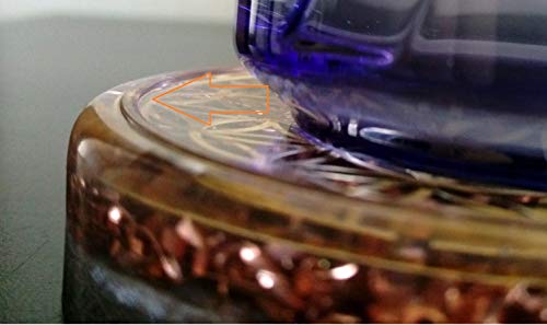 Orgonite Orgone 4" Flower Of Life Coaster Water Charging Plate Energy Reversible Dome #TOP5