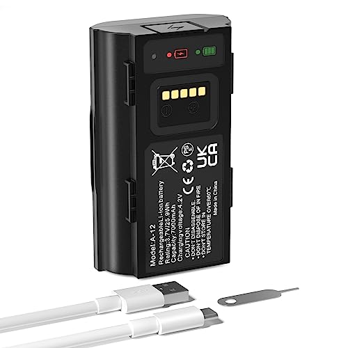 Replacement for Arlo Wire-Free Video Doorbell Battery, Egoway Rechargeable Back-Up Battery Compatible with AVD2001 AVD2001B VMA2400 A-12 (7000mAh)