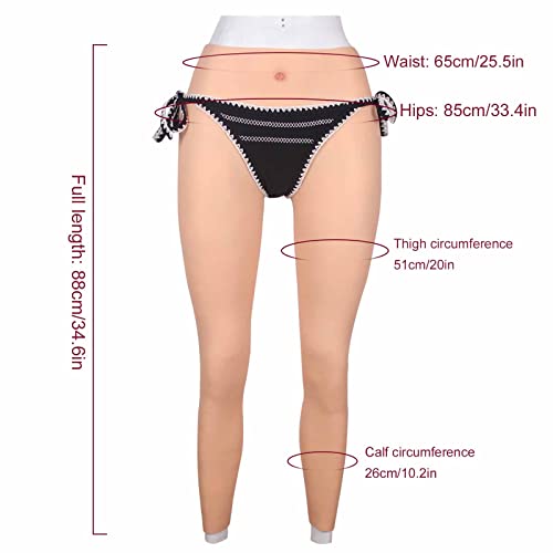 RTIA Calça de silicone Crossdressing masculina realista falsa vagina calcinha encaixável maricas par