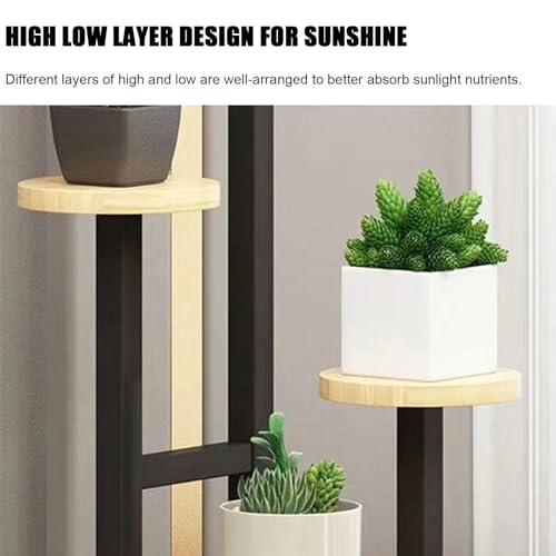 Support à plantes robuste à roulettes étagère d'angle multi-pots gain de place pour terrasse
