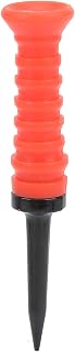 KUIKUI Golf Tees Professional Golf Tees, Golfing Tees Size 3-1/4 inch, Tall Golf Tees Bulk Reduce Side Spin and Friction (Red) reusable plastic