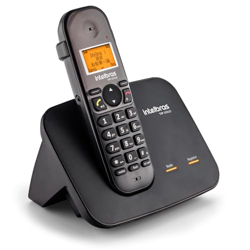 intelbras - Telefone IP Intelbras TIP 1001D DECT 6.0 Sem Fio POE SIP 2.0