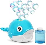 TeganPlay Bubble Machine for Kids Automatic Durable Bubble Blower Blue Whale Design 2000+ Bubbles...