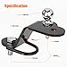 Chelhead UTV ATV 3-Way Hitch Adapter with 2 inch Ball 3500lbs for ATV UTV Trailer Hitch Adapter, 3