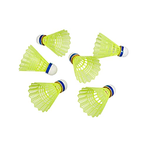 Wilson Dropshop Tube Shuttlecocks , Yellow, One Size, 6 Pack - Image 6