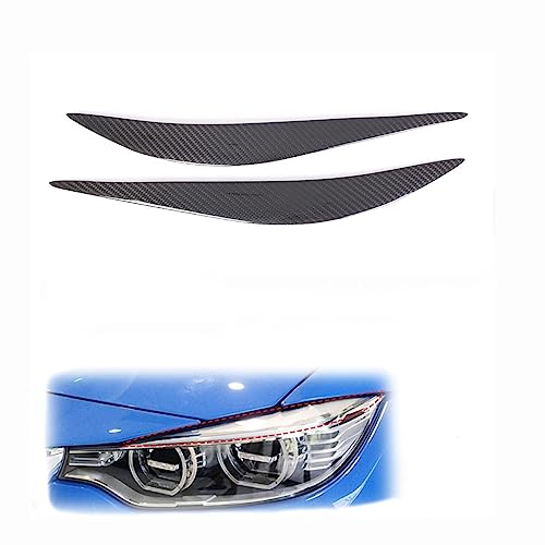 Paupières de phares pour BMW F32 M4 pour corriger le style avant avec des caches carbone discrets