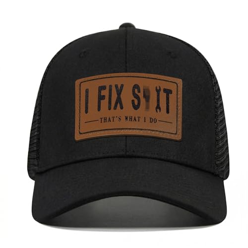 Funny I Fix Shitperot Hats for Men Women White Elephant Gifts for Coworkers Friends Mechanic