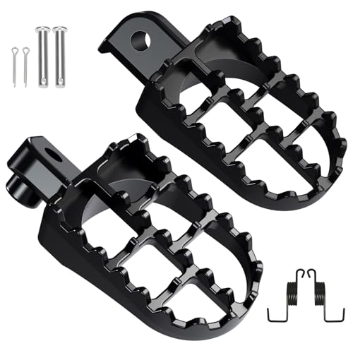 CILOYU Mini Bike Foot Pegs Assembly Kit Compatible with Coleman Minibike CT200U CT200U-EX BT200X CT200U-EXR CT100U CC100X Axis M200 196cc 200cc 97cc 100cc Engine Parts Left and Right Footrest