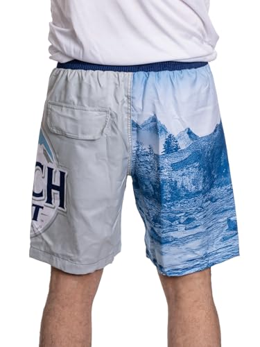 Calhoun Busch Light Men's Mountain Logo Boardshorts4