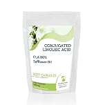 Conjugated Linoleic Acid 1000mg CLA 80% 60 Soft Capsules: UK-Made Health Supplements and Vitamins for Weight Management, Muscle Support, and Enhanced Metabolism