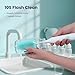 Electric Bottle Brush Cleaner Set, Bear-Shaped Travel Baby Bottle Cleaner Kit with Silicone Nipple & Straw Brush, Soap Dispenser, Drainage Rack, Storage Box(Blue)