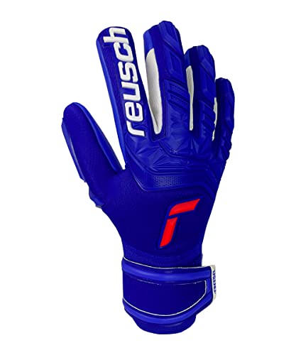 Reusch Unisex Torwarthandschuhe Attrakt Freegel Silver deep Blue/deep Blue...