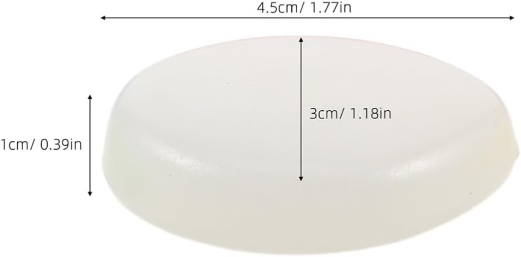 NUOBESTY Pebbles 4.5cm Resin 55pcs Glow in Dark, for Garden and Aquarium