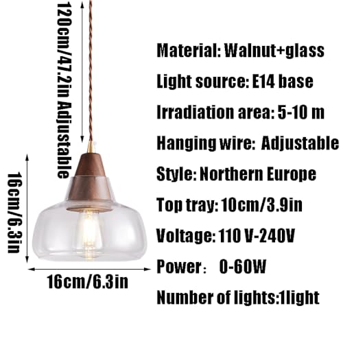 Source de lumière E14 pour suspension encastrée de balcon design - 8