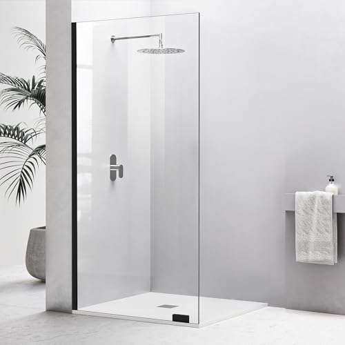 48"×74" Fixed Glass Shower Panel, Bathroom Shower Doors 5/16"(8mm) Thick