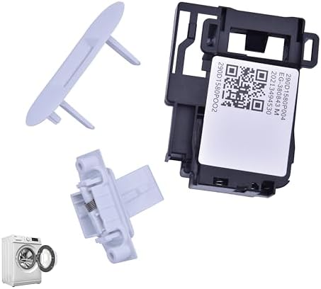 Kit Blocco Coperchio Lavatrice WH01X27954 – Compatibile Con GE Hotpoint (Interruttore + Lunette)