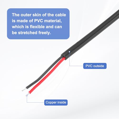 Repuesto de conector de 1/8 pulgadas con cable abierto para audio mono 4