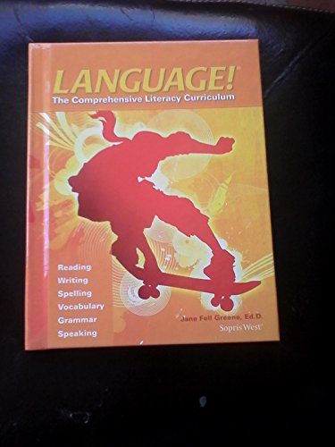 Language! The Comprehensive Literacy Curriculum 1602187452 Book Cover