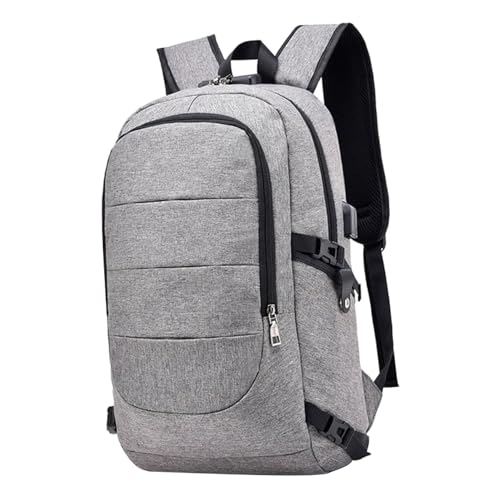 Sac à dos ordinateur portable multifonctionnel gris hommes femmes