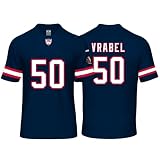 Mike Vrabel Jersey Mens/Women/Youth Football Stitched T-Shirt for Sports Fan Navy No Brand/Logos