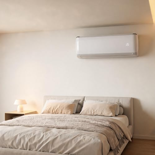 Garvee Klimaanlage Split mit App- Steuerung, 9000 BTU/ h Kühlleistung (2600W), sehr leiser Betrieb, Energieeffizienz A++, inkl. Fernbedienung, Timer, Kältemittel R32, komplett mit Montagemat-4