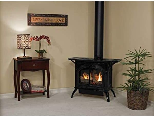 Empire Comfort Systems Heritage Cast Iron Porcelain Black Stove DVP30CC70BN - Natural Gas