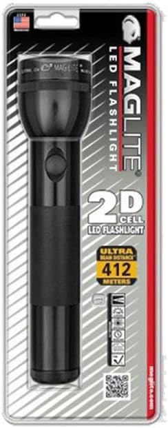 Maglite LED 2-Cell D Flashlight, Black