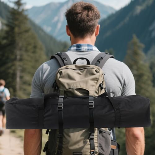 Klmnop 2 Pack Tripod Carrying Bag, 40 Inch Heavy Duty 600D Oxford Tripod Carrying Case with Shoulder Straps and Handles, Full Zippers for Speaker and Light Stands, Microphone Stands, Music Stand