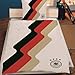 Produktbild Offizielle DFB Bettwäsche zur Fußball EM 2024 in 135x200 80x80 cm · Deutschland Bettwäsche Set aus 100% Baumwolle mit Retro Motiv · Fußball Bettwäsche mit DFB Logo (weiß 2-teilig)