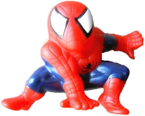 Marvel Miniature Spiderman Figurine with Suction Cup - Spiderman Figure