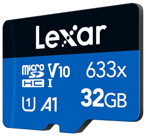 Image of Lexar 32GB 633x microSDHC UHS-I Card Blue Series