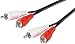 Produktbild Microconnect AUDCC025 2.5m 2 x RCA 2 x RCA Schwarz Audio-Kabel