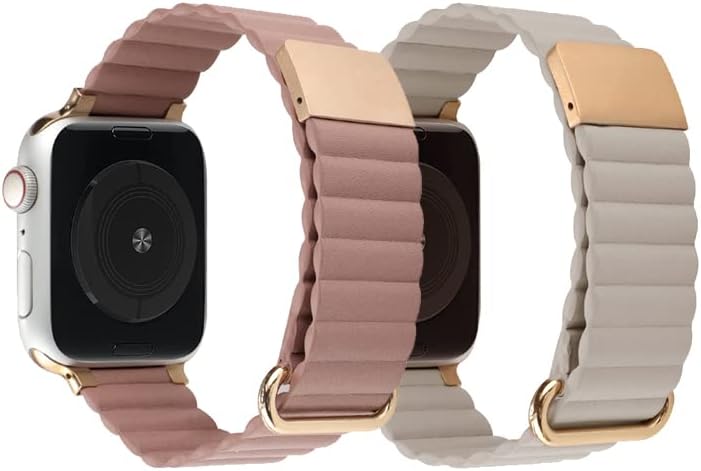 スマート良品 アップルウォッチ バンド 2点セット マグネット アップル 