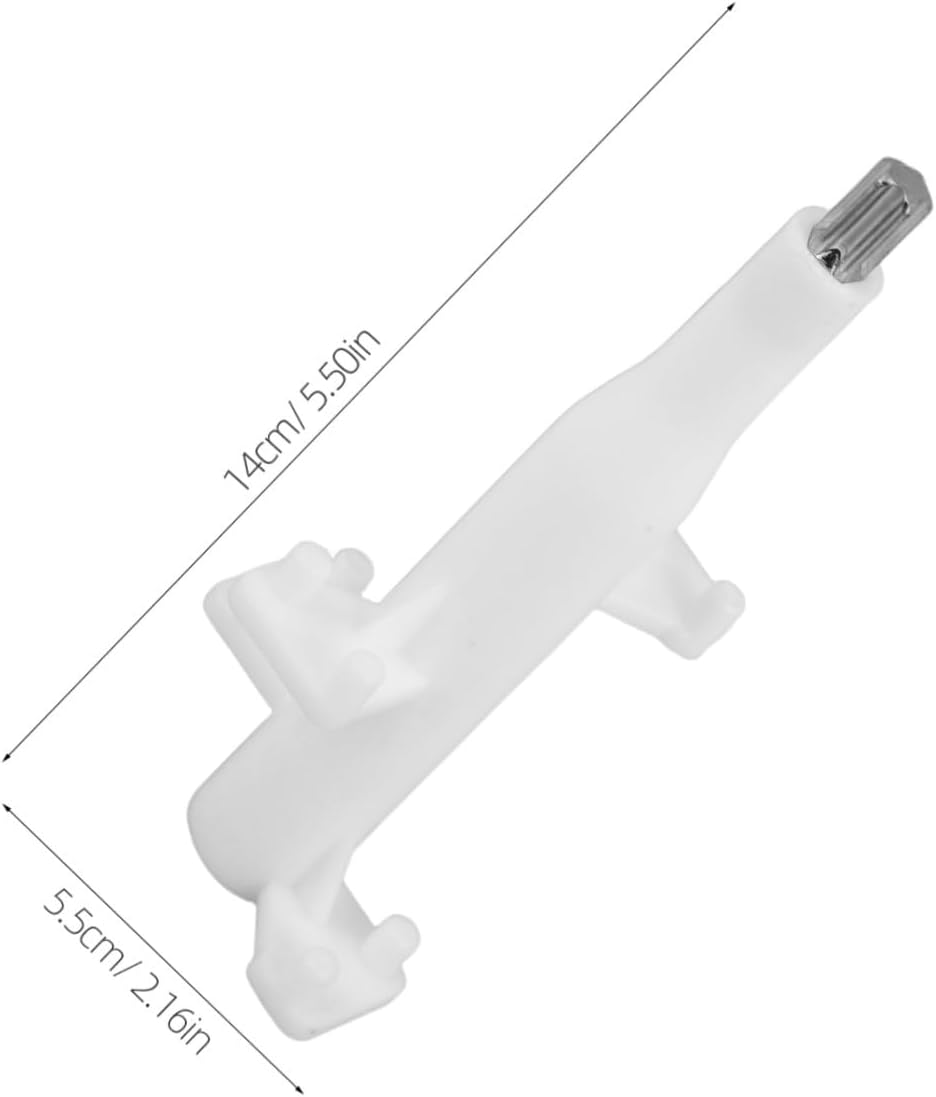Meat Grinder Shaft and Blade Holder Adapter for 3l Food Processor, Plastic Grinder Spindle Replacement Part for Home Kitchen Meat Mincer Attachment