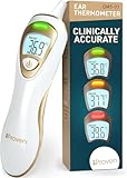 iProven - Ear Thermometer with Non-Touch Forehead Function | Superior Accuracy for Adults, Kids, Babies | Premium Digital Thermometer for Adults and All Ages