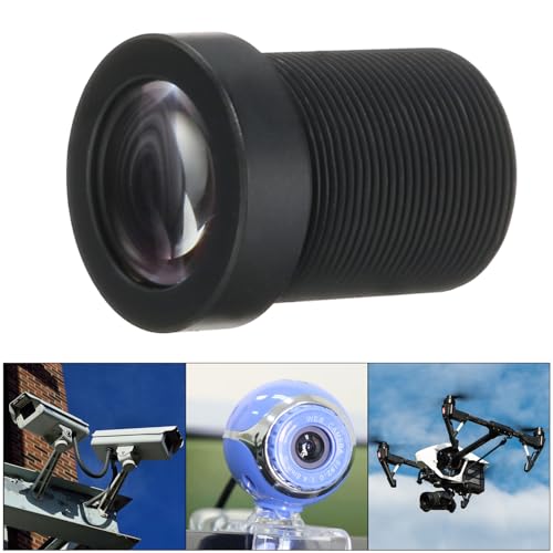Objectif M12 16mm 5MP pour caméra IP et drone FPV noir