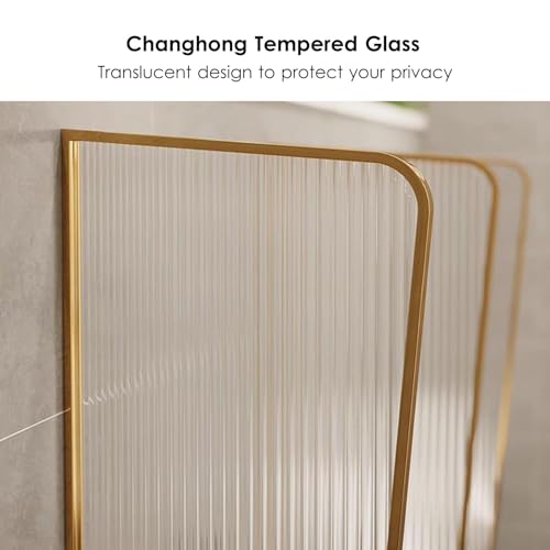 Separador de orinal de vidrio templado de pared para baños públicos 4