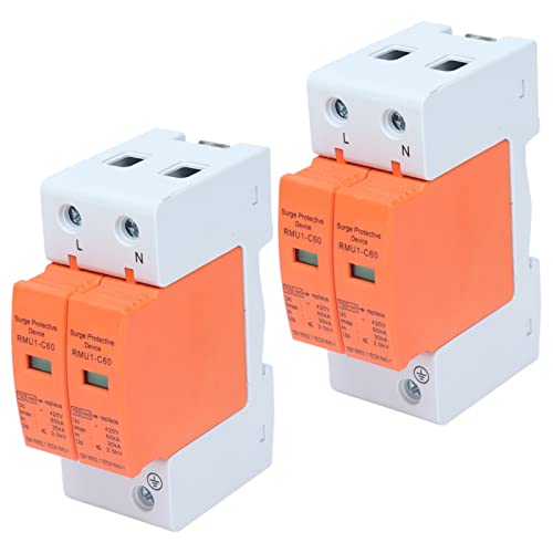 TOPINCN SPD�T�[�W�v���e�N�^ 2P 420V �u���[�J�[ �R�d�Ւf�� �z���p�Ւf�� ���F���t�� �ԗ΃��C�g�œd����Ԃ���ڂŊm�F �A���`�N���b�N�o�b�N���݌v PC��R�ގg�p ���萫�\ �ȒP���t�� ���[����t�� RMU1-C60 (Imax�F60