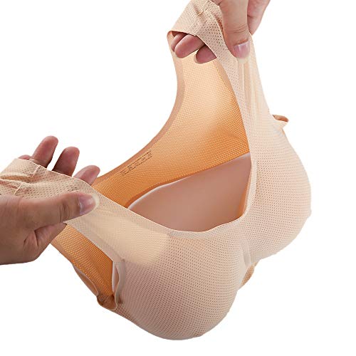 Zmasi Silicone Breast Form Pocket Bra Mastectomy Bras For Mastectomy Prosthesis Crossdresser (Nude) #TOP4